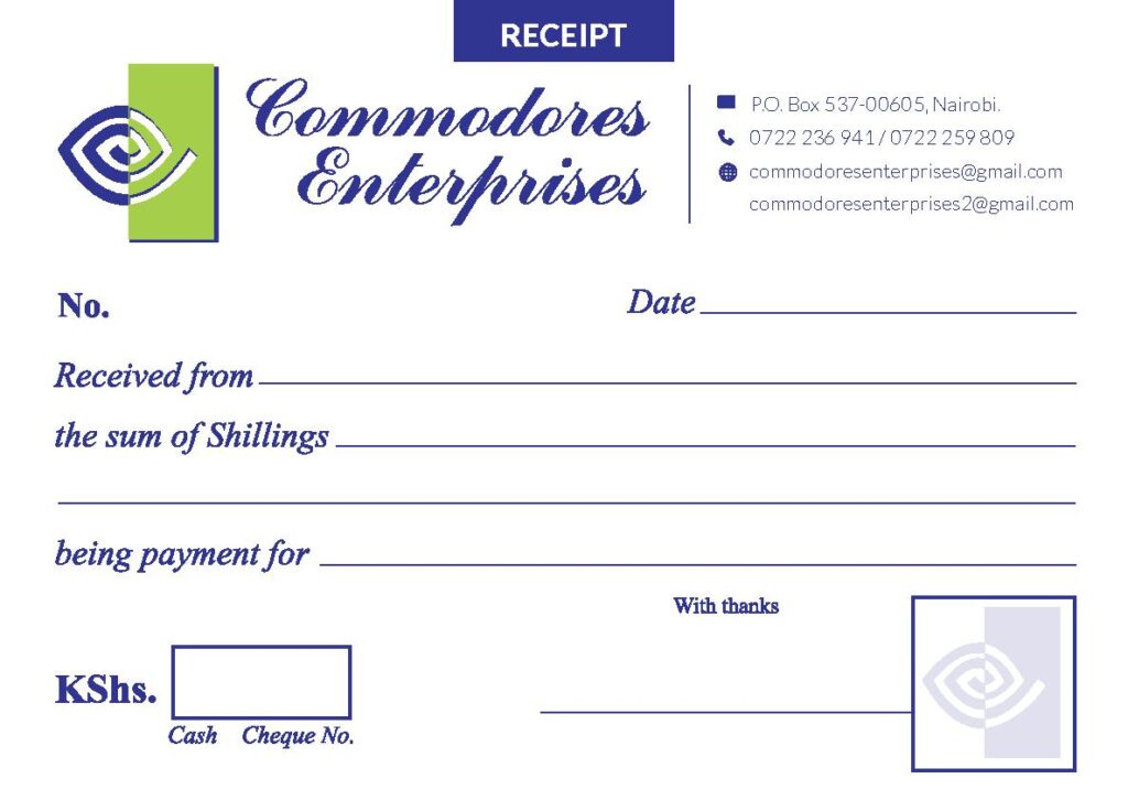 COMM receipt_